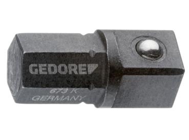 GEDORE 673 K Einsatz-Halter kurz 1/4 6-kant - 1/4" 4-kant"