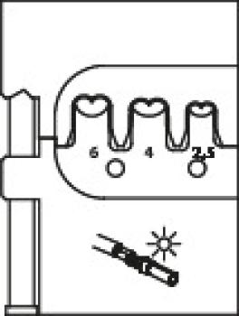 GEDORE 8140-25 Modul-Einsatz für Multi Contact MC4