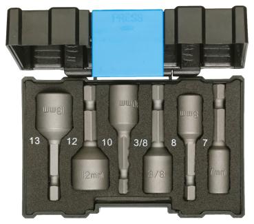 GEDORE 666-006 Bit-Box Steckschlüssel Maschinenaufnahme 6-teilig