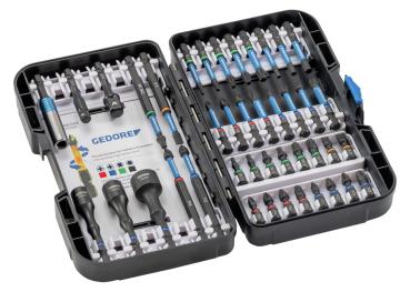 Preview: GEDORE 666-042 Torsionsbit-Satz SL+PR+PH+PZ+TX 42-teilig