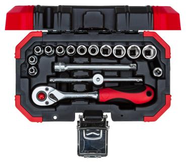 GEDORE R49003016 Steckschlüssel-Satz 1/4 4-13mm 16-teilig"