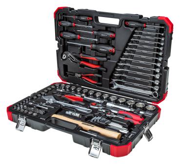 Preview: GEDORE R46003100 Steckschlüssel-Satz 1/4+1/2