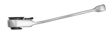 Preview: GEDORE R40150027 Bit-Knarre Links/Rechts. 1/4 91 mm RSW6°+Adapter