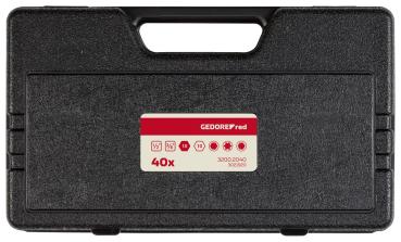 Preview: GEDORE R35003040 Bit-Satz 10mm TX+XZN+6-kant 40-teilig