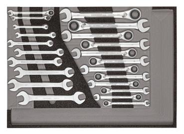 Preview: GEDORE R21010004 Werkzeugsatz 3x CT-Module 129-teilig