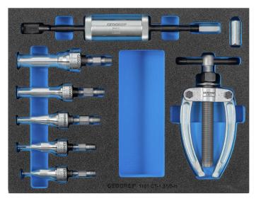 GEDORE 1101 CT-1.31/0-H Innenauszieher-Set in CT-Modul