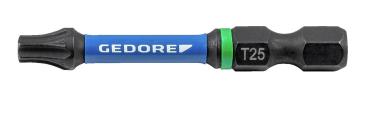 GEDORE 666 TR50 T30-02 Torsions-Bit-Satz TX T30, Länge 50 mm