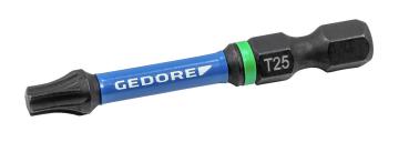 Preview: GEDORE 666 TR50 T30-02 Torsions-Bit-Satz TX T30, Länge 50 mm