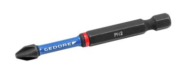 Preview: GEDORE 666 TR70 PH2-02 Torsions-Bit-Satz Kreuzschlitz PH 2, Länge 70 mm