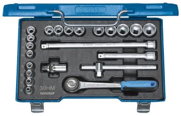 GEDORE 30 HMU-10 Steckschlüssel-Satz 3/8 22-teilig 6-kant 6-22 mm"