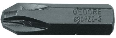 GEDORE 890 PZD 4 Schraubendreherbit 5/16 Kreuzschlitz PZ 4"