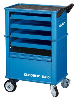 GEDORE 1580 Werkzeugwagen mit 4 Schubladen