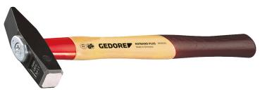 Preview: GEDORE 600 H-300 Schlosserhammer ROTBAND-PLUS mit Hickorystiel, 300 g