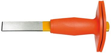 GEDORE 104 HS Schlitzmeißel flachoval, mit Handschutz 240x26x7 mm