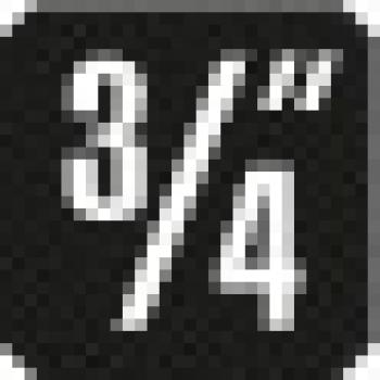 Preview: GEDORE 754-04 Aufsteckknarre 3/4 rechts