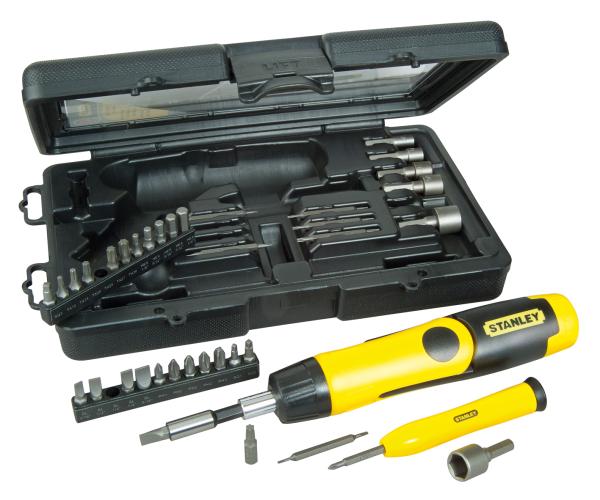 STANLEY PISTOL GRIP RATCH SET - 39 PC