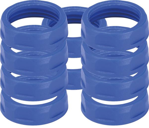 Markierungsmutter M28 blau