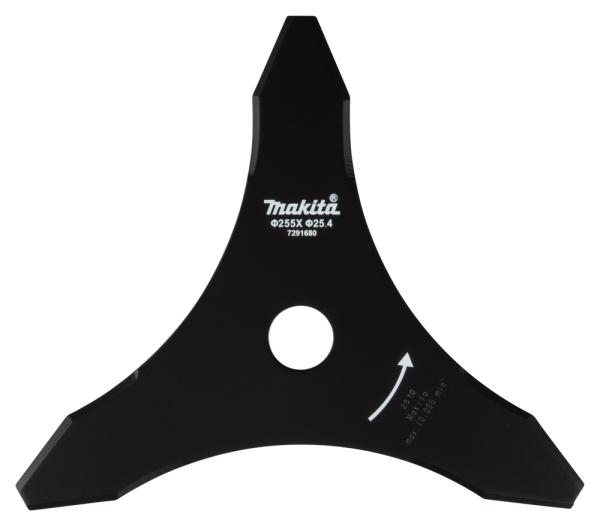 Makita 1916D0-6 3-Zahn Schlagmesser 257mm 25,4mm Bohrung