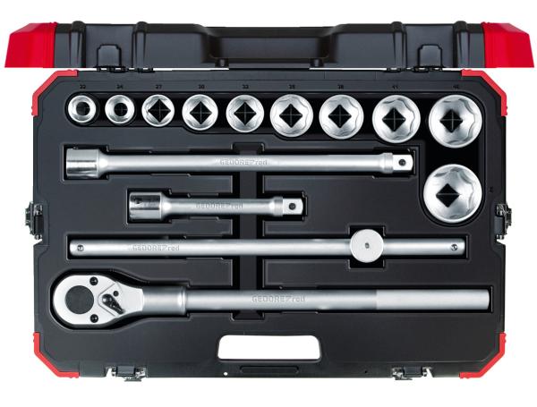 GEDORE R78004014 Steckschlüssel-Satz 3/4 22-50mm 14-teilig"
