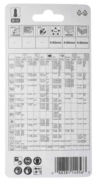 Makita A-85656 Stichsägeblatt B-13 Weichholz/Kunststoff