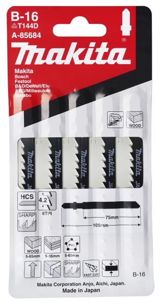 Stichsägeblatt B-16 Holz/Kunststoff