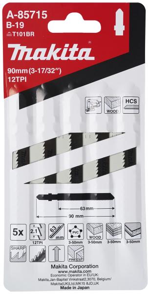 Stichsägeblatt B-19 Arbeitsplatten/Kunststoff