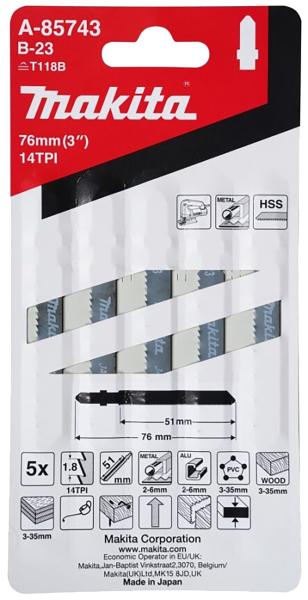 Stichsägeblatt B-23 Holz/Metall/Kunststoff