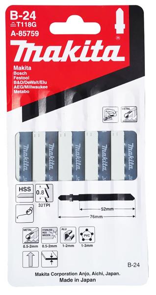 Makita A-85759 Stichsägeblatt B-24 Metall/Kunststoff