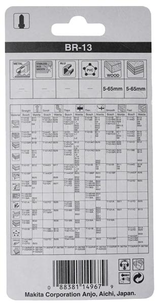 Makita A-85793 Stichsägeblatt BR-13 Holz