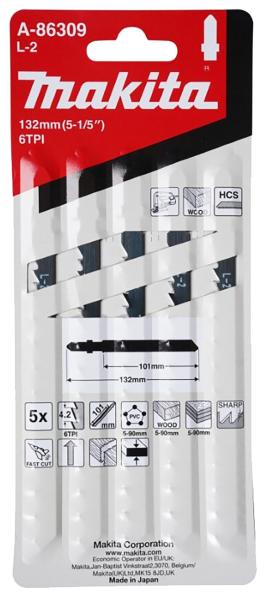 Makita A-86309 Stichsägeblatt L-2 Holz/Kunststoff
