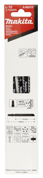 Stichsägeblatt L-10 Holz/Kunststoff