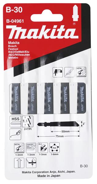 Makita B-04961 Stichsägeblatt B-30 Metall/Kunststoff