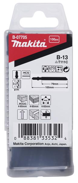 Stichsägeblatt B-13 Weichholz/Kunststoff