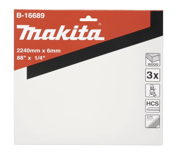 Makita B-16689 Bandsägeblatt 6Z " Kurvensch.