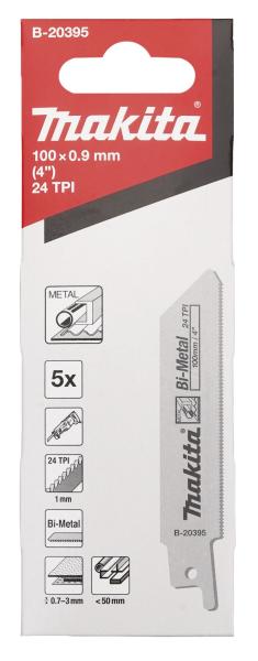 Makita B-20395 Reciprosägeblatt BIM 100/24Z Metall