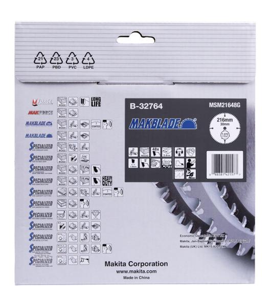 Makita B-32764 MAKBLADE Sägeb. 216x30x48Z