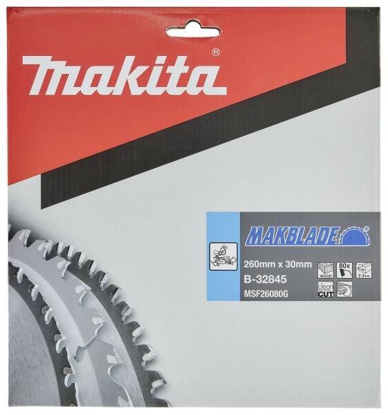 Makita B-32845 MAKBLADE Sägeb. 260x30x80Z