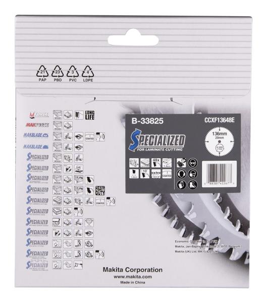 Makita B-33825 SPECIALIZED Sägeb.136x20x48Z