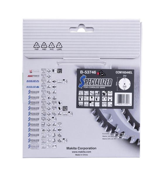 Makita B-53746 SPECIALIZED Sägebl. 165x20x44Z