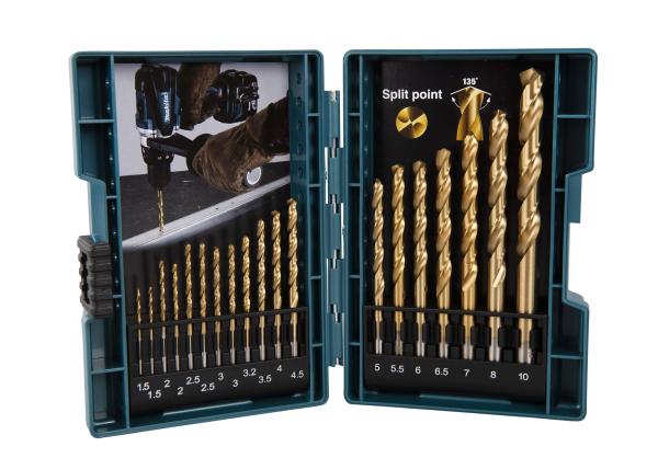 Bohrer-Set 19-tlg. HSS-TiN