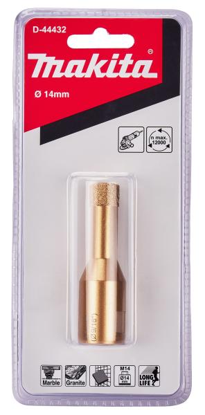 Makita D-44432 Diamant-Hohlbohrkrone 14 mm