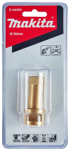 Makita D-44454 Diamant-Hohlbohrkrone 20 mm