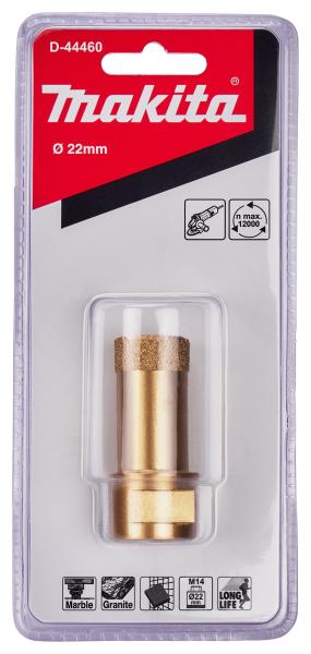 Makita D-44460 Diamant-Hohlbohrkrone 22 mm