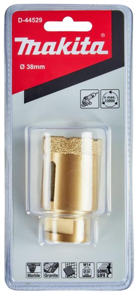 Makita D-44529 Diamant-Hohlbohrkrone 38 mm