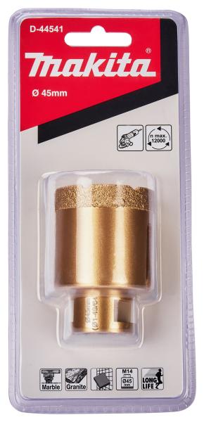 Makita D-44541 Diamant-Hohlbohrkrone 45 mm