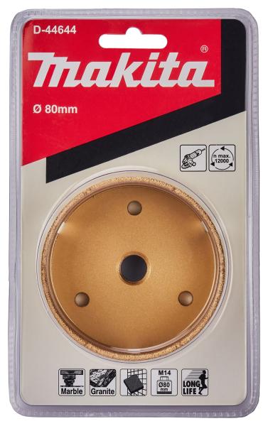 Makita D-44644 Diamant-Hohlbohrkrone 80 mm