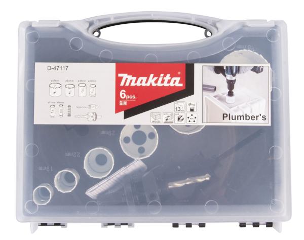 Makita D-47117 Lochsägen-Set Sanitär 9-teilig HSS-BiM