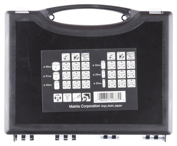 Makita D-47139 Lochsägen-Set Elektriker 9-teilig HSS-BiM