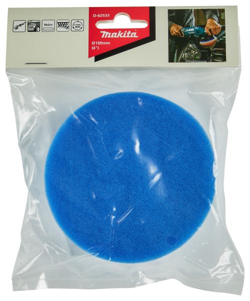 Polierpad blau D 100 mm