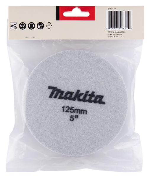 Makita D-62577 Polierpad schwarz D 125 mm